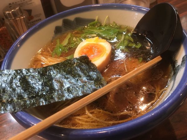 「柚子醤油らーめん」@AFURI 三軒茶屋店の写真