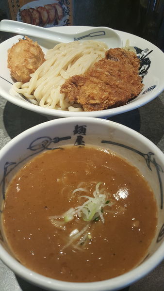 「濃厚蒲カツつけ麺中盛」@麺屋武蔵 武滴の写真