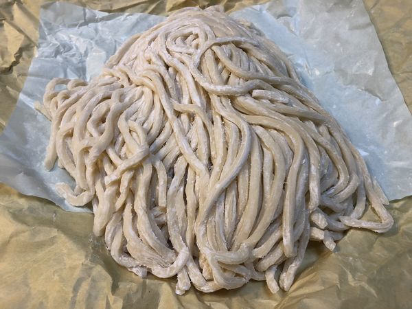 「生うどん」@矢島製麺所の写真