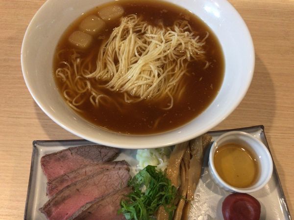 「冷やし煮干with南高梅 750円」@麺＆cafe Coi.Coi.の写真