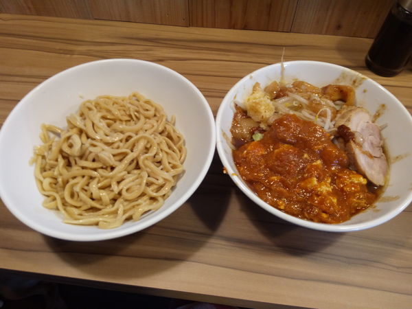 「つけ麺フュージョン」@火の豚 南越谷駅前店の写真