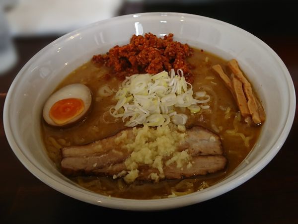「辛味噌らーめん大盛り(辛さ１.５倍)」@らーめん風の写真