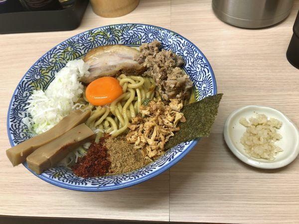 「まぜそば」@狼煙 大宮店の写真