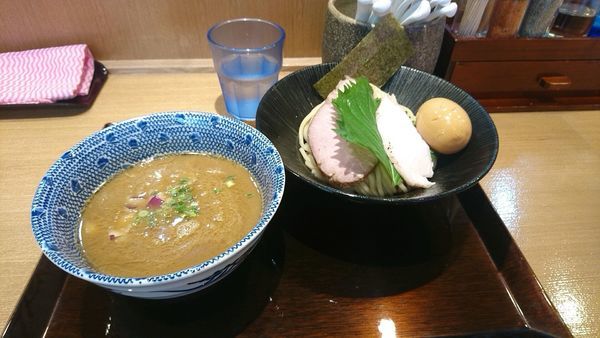「味玉濃厚つけ麺 ￥980」@中華そば 蓮の写真