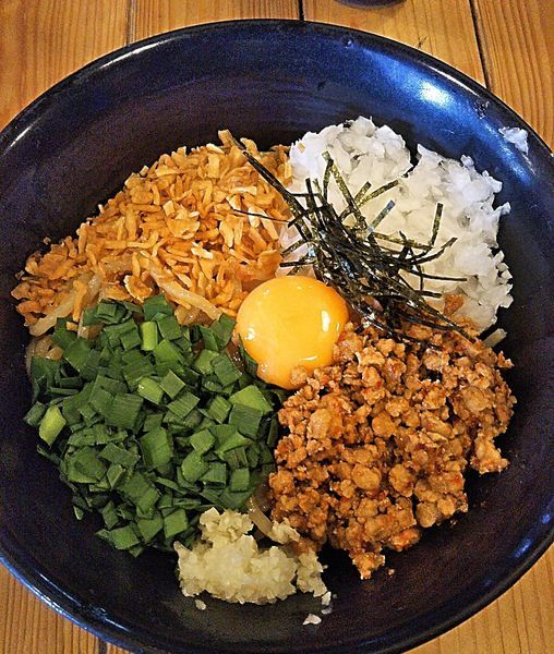 「台湾まぜそば 750円」@つけ麺本丸 東海市店の写真