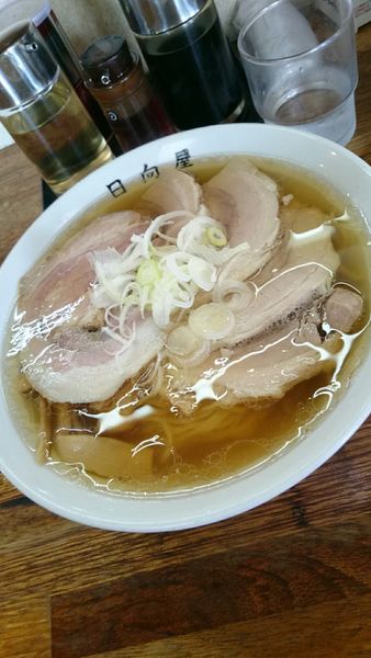 「チャーシューメン   ８５０円」@青竹手打ちラーメン 日向屋の写真