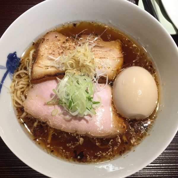 「生姜そば 細麺 半麺」@麺 みつヰの写真