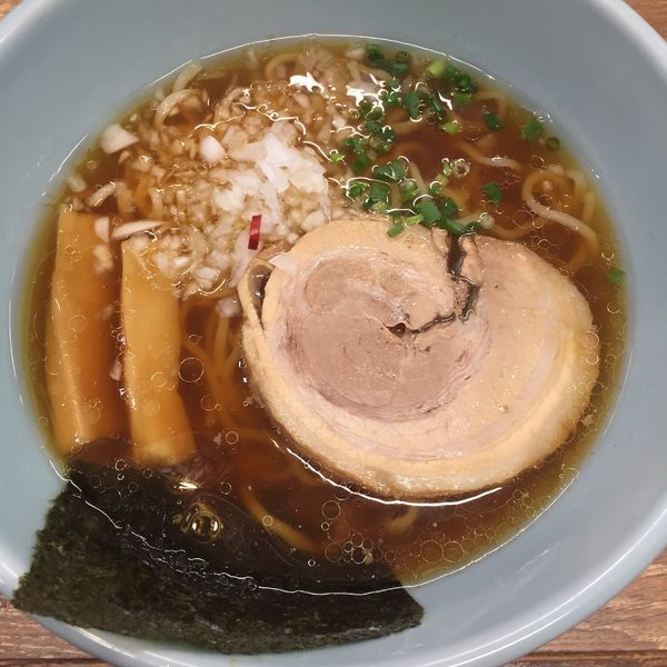 「煮干野郎 半麺」@野郎ラーメン 浅草橋西口店の写真