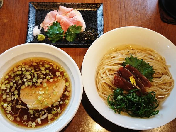 「【限定】純鰹出汁のつけそば ￥1100」@寿製麺よしかわ 川越店の写真