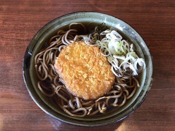 「コロッケそば」@そば処 ながみの写真