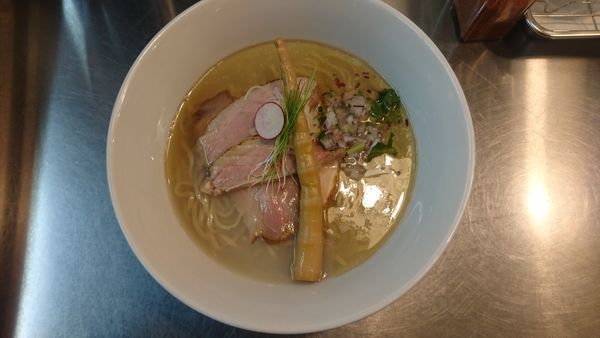 「【三周年チャリティー限定】蛤とのどぐろ煮干しの塩ラーメン」@Bonito Soup Noodle RAIKの写真