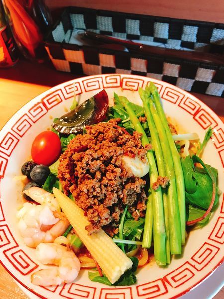 「冷やし担々麺とマグロ漬け丼ミニセット1000円」@食堂酒場 Graciaの写真