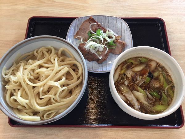 「ねぎチャーシューつけめん（900円）」@手打ラーメン 長八の写真