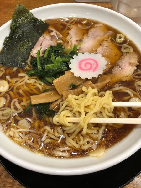 「生姜醤油らーめん大盛」@新潟長岡らーめん みずさわ 東川口店の写真