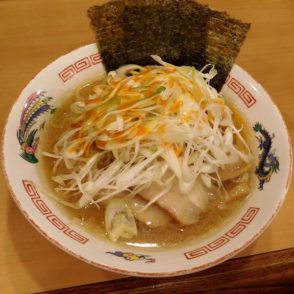 「辛ネギ豚骨らーめん（640円）」@餃子の大勝軒 調布店の写真