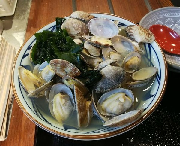 「春のあさりうどん並590円」@丸亀製麺 山形店の写真