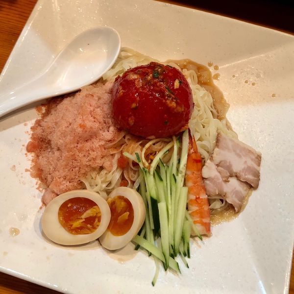 「トマトキムチ呉冷麺 (950円)」@木鶏製麺所の写真