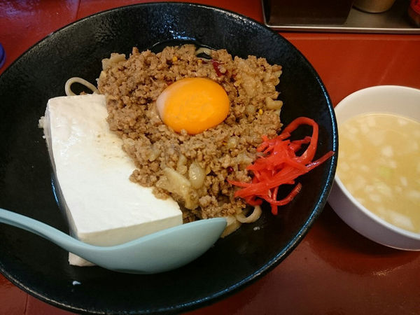 「マシライス（麺・豆腐変更）」@立川マシマシ 5号店（神保町店）の写真