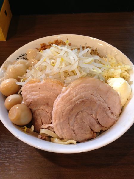 「汁なし 750円  うずら100円」@RAMEN NOROSHI 東大宮の写真
