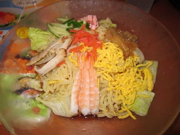 「醤油ダレ冷し中華　669円」@幸楽苑 秋葉原店の写真