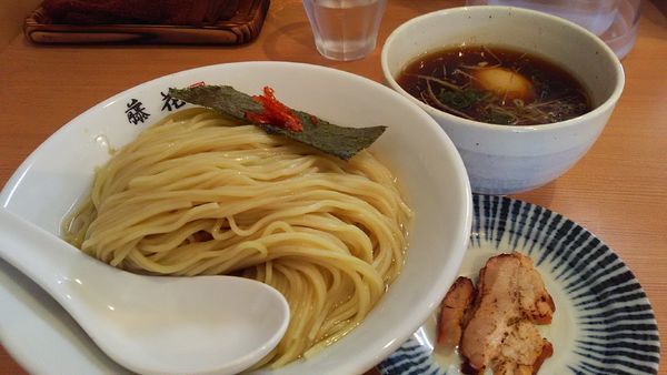 「つけ麺　醤油　大盛」@支那蕎麦屋 藤花の写真