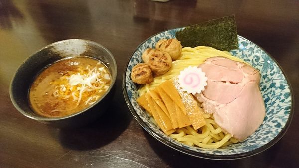 「土日限定 えび香る鶏骨つけ麺」@麺処はなぶさの写真