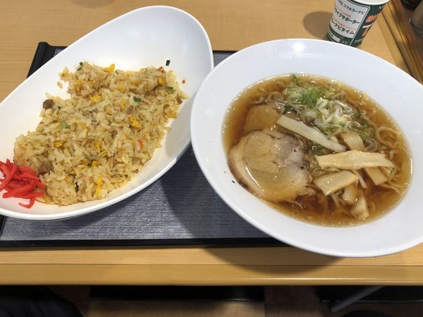 「ラーメン＋チャーハンセット」@北陸自動車道下り有磯海SAの写真