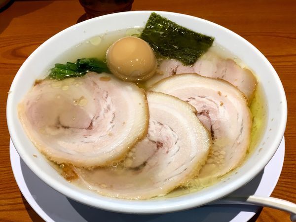 「塩生姜らぁめん（チャーシュー＋味玉）」@らぁめん 生姜は文化。の写真