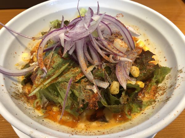 「冷やしサラダ担々麺～白みそ仕立て～　￥９００」@Hino担担麺 kokuuの写真