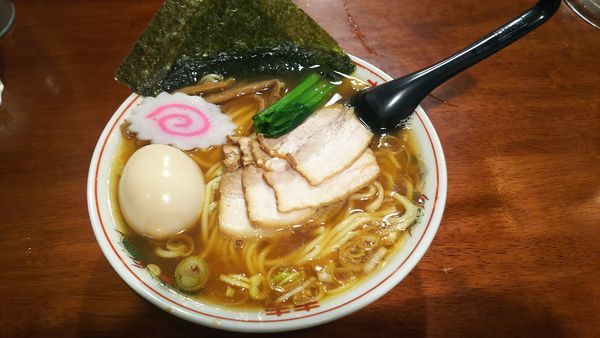 「特製中華そば+肉めし」@old school 中華そば Miya Dera Soulの写真