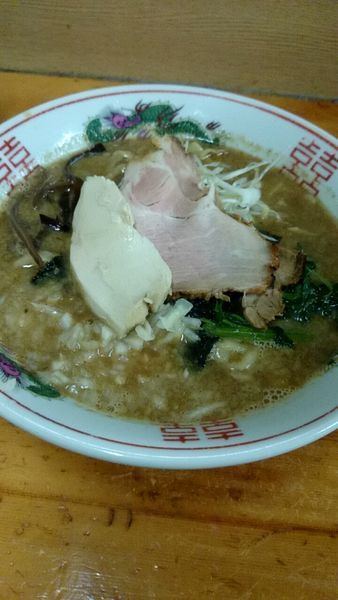 「鯵な漢の煮干そば（７５０円）」@口樂の写真