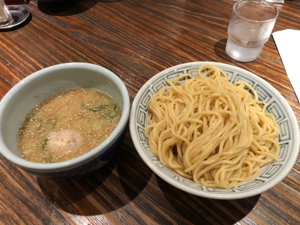 「しおつけ麺」@らーめん 山頭火 越谷イオンレイクタウン店の写真