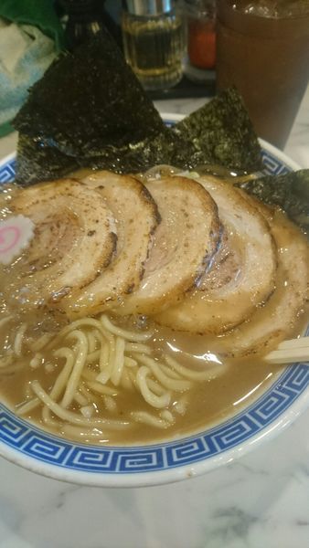 「チャーシューそば+海苔」@大黒屋本舗 千葉中央店の写真