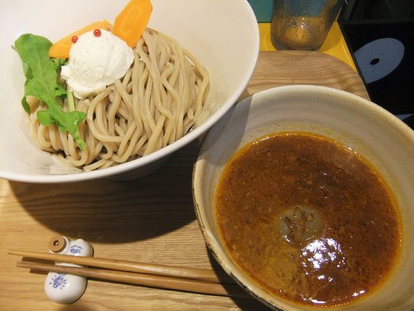 「ビーフつけ麺（並）（900円）＋味玉（100円）」@ビーフラーメン&つけ麺 シゲジンの写真