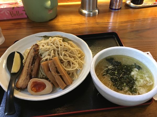 「旨塩つけめん(大盛り)」@らぁめん 太陽軒の写真