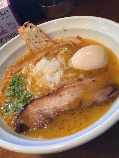 「鶏そば塩、味玉」@はりけんラーメンの写真