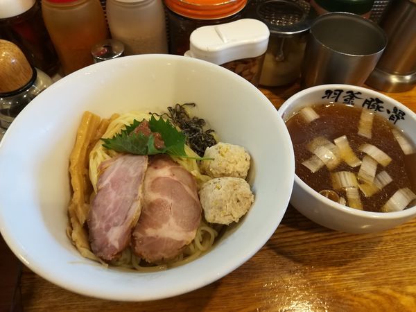 「7/29アゴ出汁冷やしつけ麺中盛り1,000円」@麺屋 庄太 六浦本店の写真