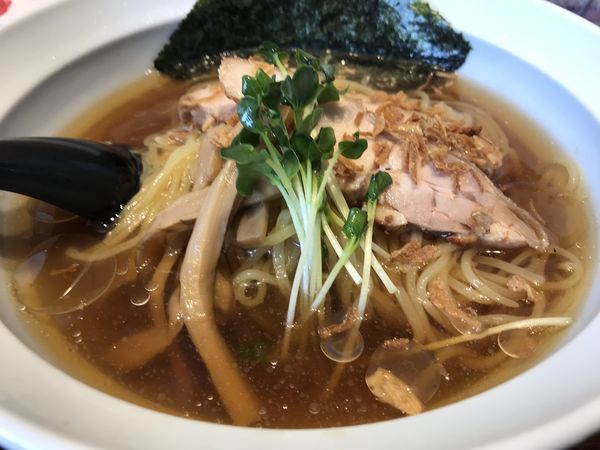「冷やし醤油ラーメン 600円」@元気印のラーメン えにしや。の写真