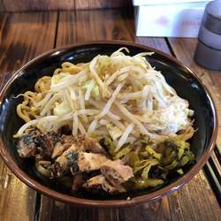 まぜそば(大)+ニンニク・アブラ・カラメ増し