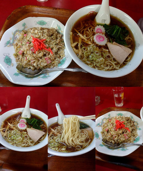 「『半チャーハンラーメン(￥850)』」@堀越軒の写真