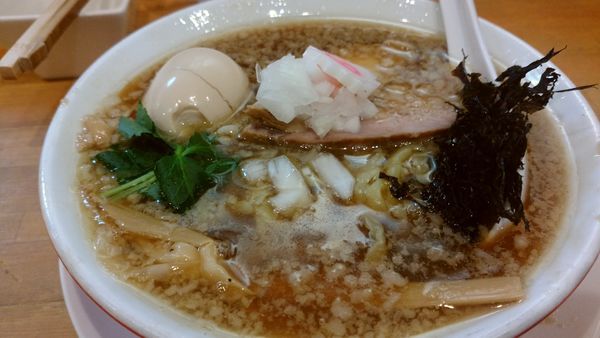 「ワハハ煮干味玉そば850円」@中華そば ムタヒロ 大阪福島店の写真