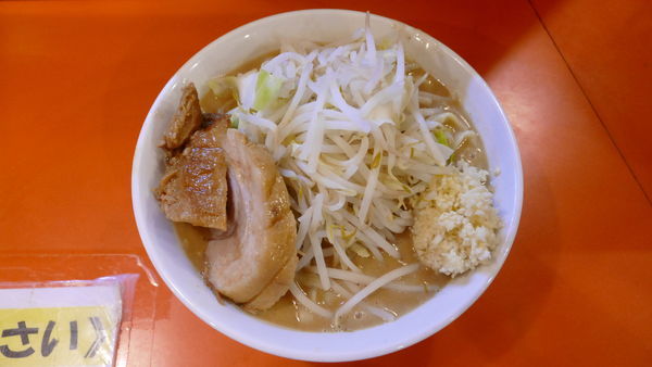 「らーめん 豚 一切れ¥840／ニンニク¥0」@ちばからの写真