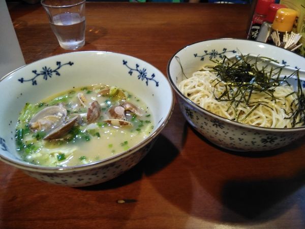 「アサリのボンゴレ風つけ麺」@麺屋 創介の写真