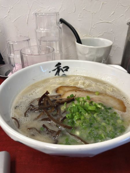 「あぐー豚らーめん」@和田党 広島駅前の写真