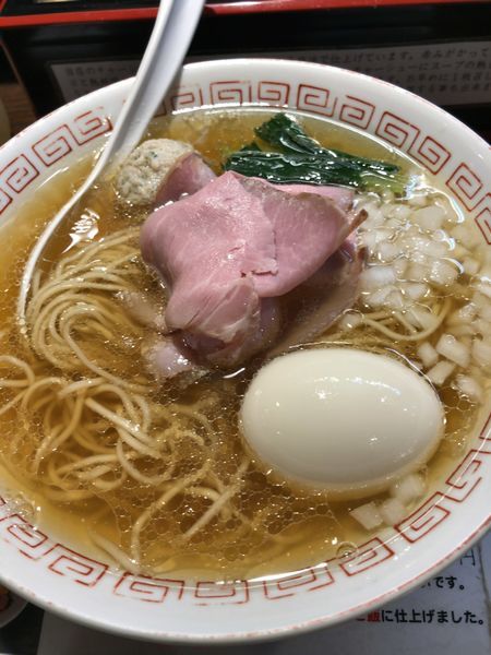 「【あっさり】煮干しラーメン ¥780＋味玉100」@らぁめん小池の写真