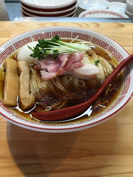 「中華そば松 醤油」@自家製麺 くろ松の写真