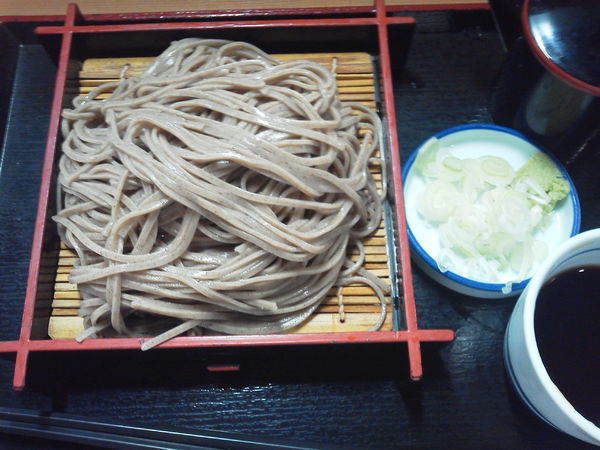 「もりそば320+大盛100=420円」@そばいち IKE麺KITCHEN池袋店の写真