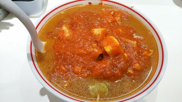 「蒙古タンメン+麻婆大盛」@蒙古タンメン中本 横浜店の写真