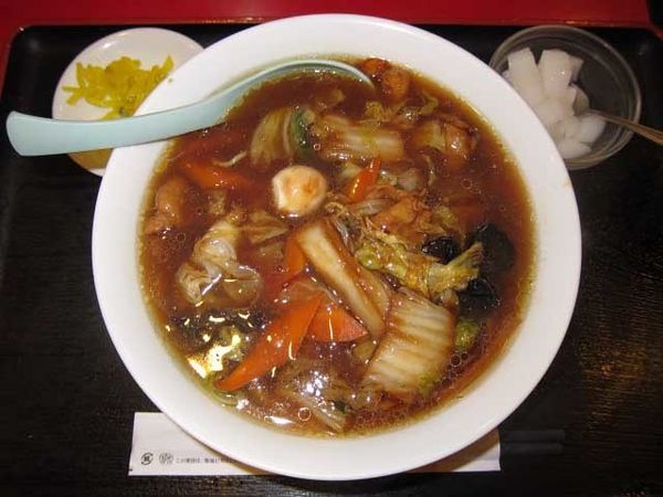 「五目湯麺（単品）　600円（ランチ）」@花彫酒家の写真