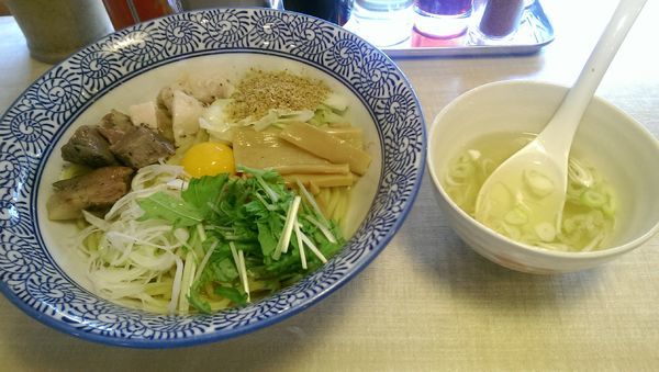 「まぜそば」@鶏豚骨 一學の写真